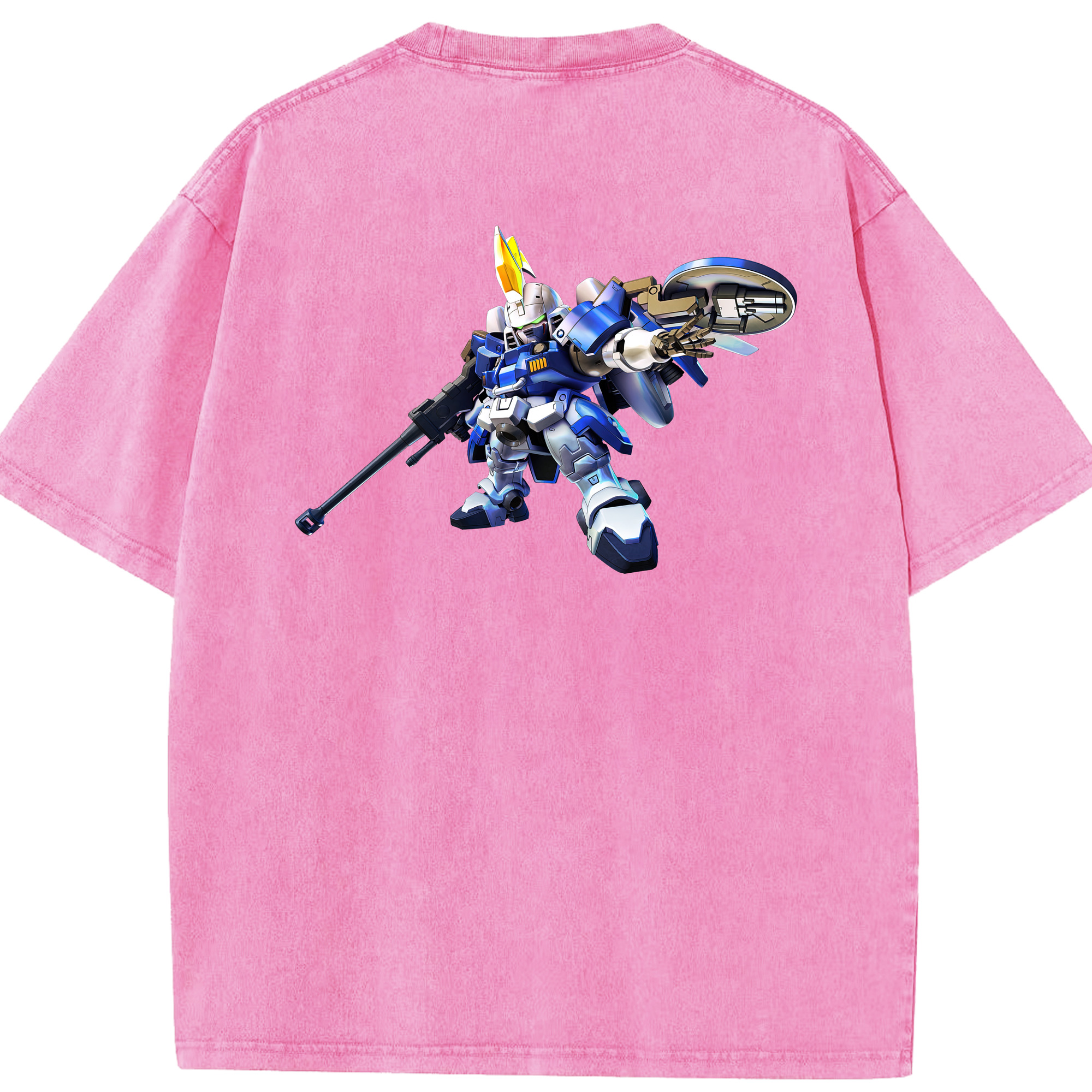 （画像用） 機動戦士ガンダム Mobile Suit Gundam 綿100% ヴィンテージ風 半袖Tシャツ（背面プリント）